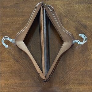 Set of 12 Wooden Hangers